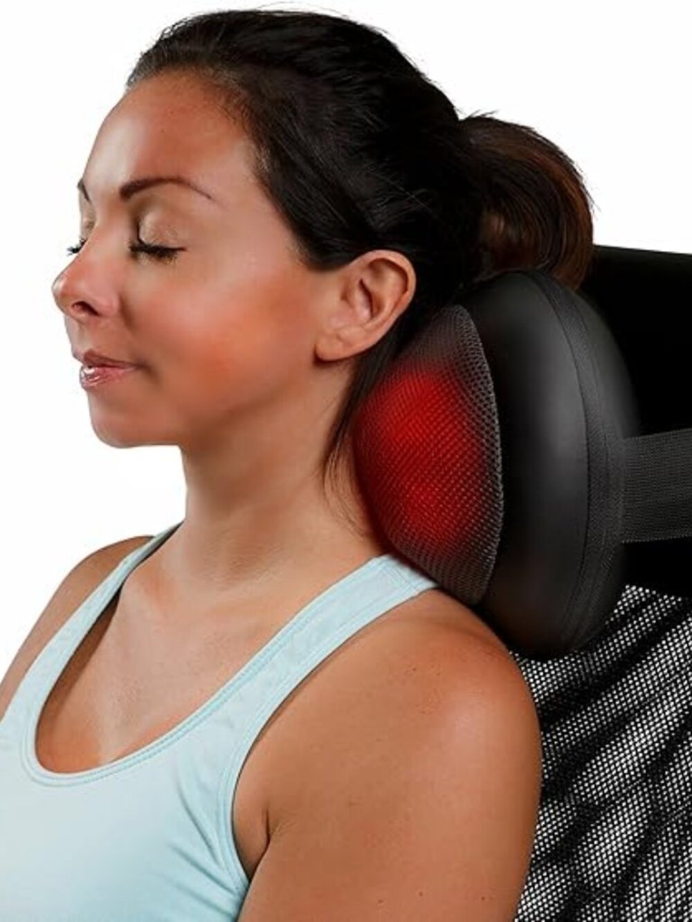 Relaxzen Portable Shiatsu Massage Pillow with Heat with auto shutoff